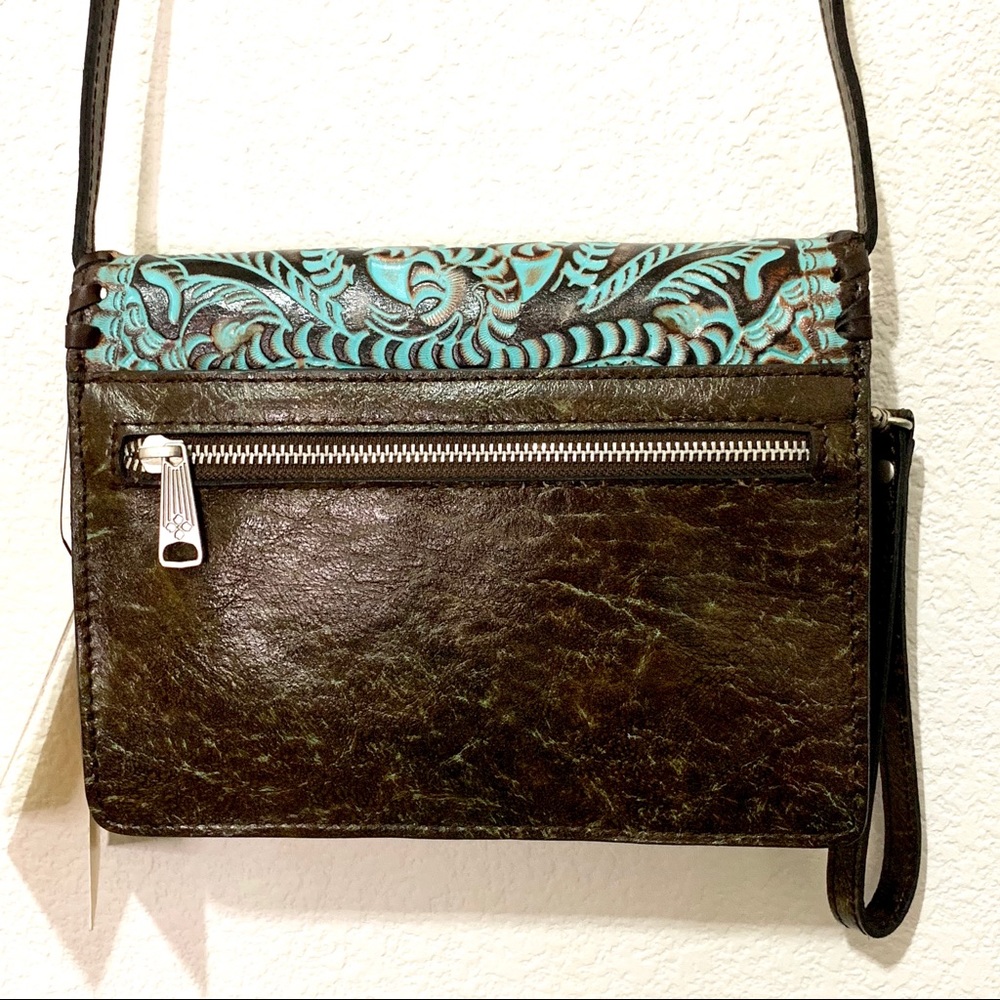 ⬇️ $140 | Patricia Nash Tooled Crossbody Bag. - Picture 7 of 7